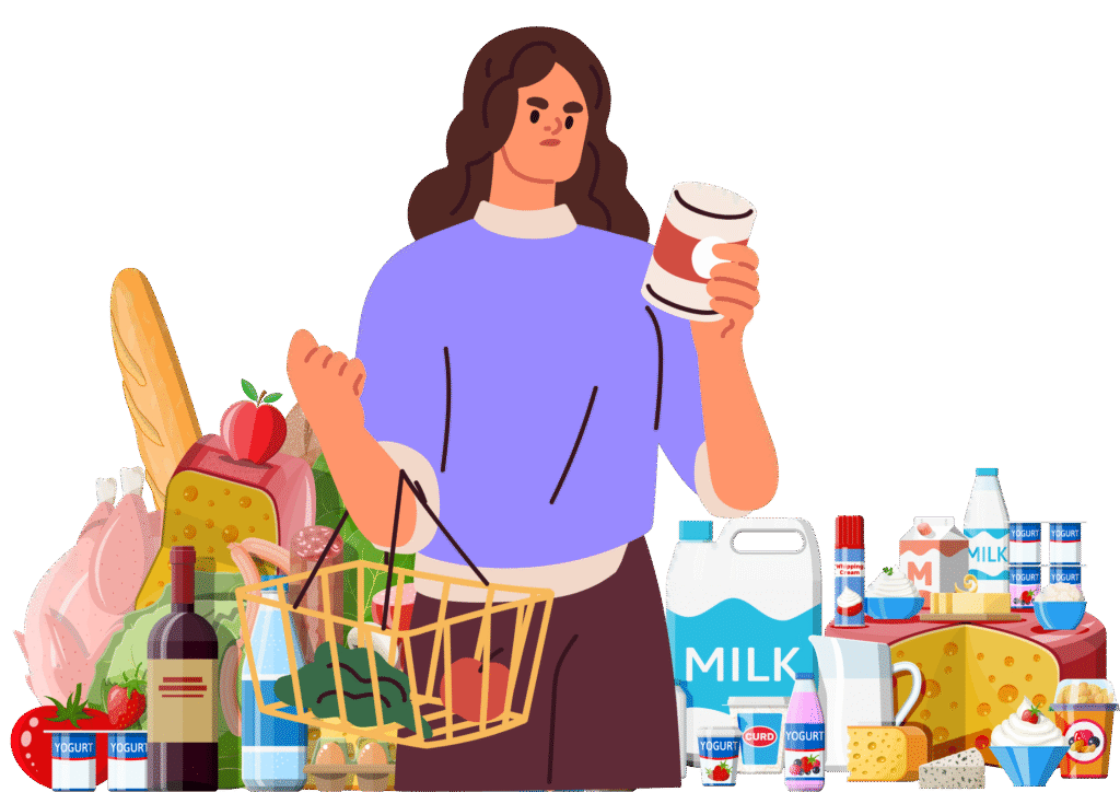 green and yellow illustrative sari sari store name signage a3 landscape poster